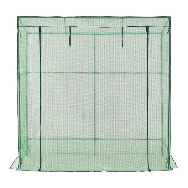 Solar gradina Vlaardingen 198 x 78 x 200 cm folie verde [en.casa]
