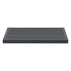 Cadita dus gradina Nurtingen 150kg WPC gri inchis [en.casa]