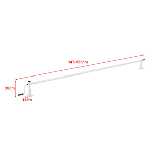Derulator prelata piscina Oliveti  555 cm aluminiu/plastic [en.casa]