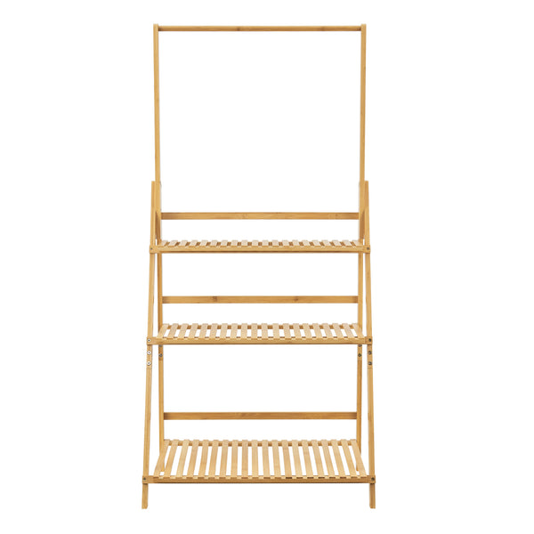Suport flori Brando bambus tip scara [en.casa]
