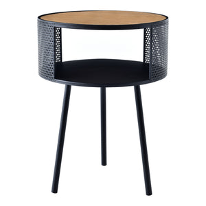 Masuta sufragerie Bjornsund rotunda cu raft [en.casa]