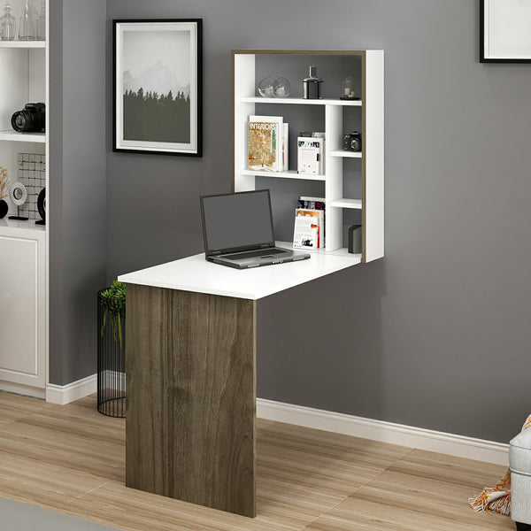 Birou Greve 82 x 62 x 16 cm rabatabil [en.casa]