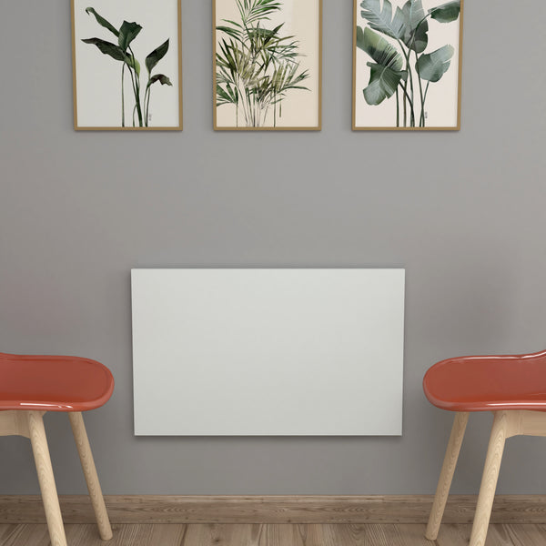 Masa pliabila montabila pe perete Klepp 72 x 45 cm alb [en.casa]
