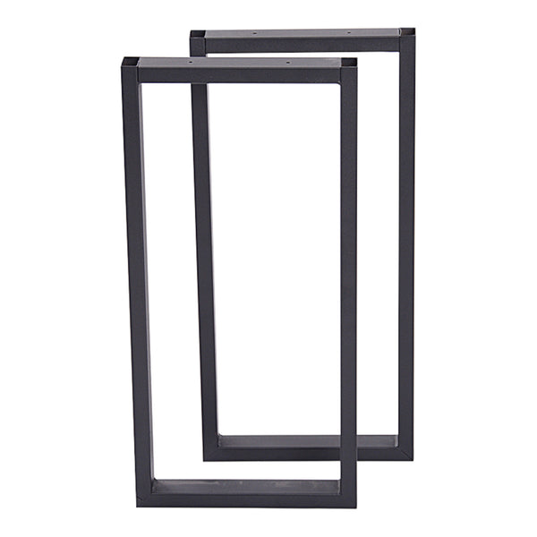 Set 2 buc picior masa Møldrup 56x27cm otel negru mat [en.casa]