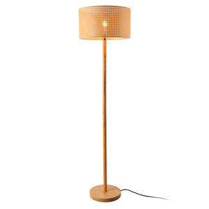 Lampa de podea Rochdale 154 cm lemn rattan,1 x E27 [lux.pro]