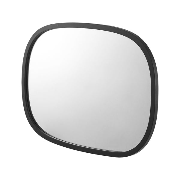 Oglindă de perete Copertino 70x50 cm Negru, mat [en.casa]