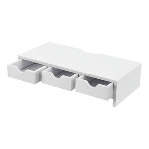 Suport pentru monitor Ruovesi 12x51x25cm Alb [en.casa]