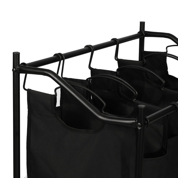 Cos pentru rufe Vamdrup 75 x 78 x 40 cm cu 4 saci colectori [en.casa]