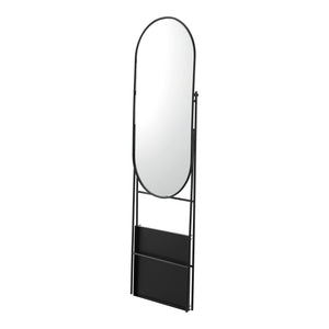Oglindă de podea Perano cu raft 160 x 46 cm [en.casa]