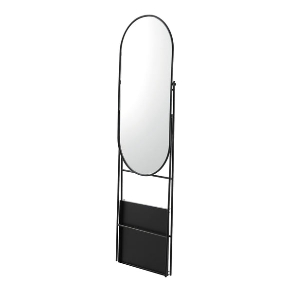 Oglindă de podea Perano cu raft 160 x 46 cm [en.casa]