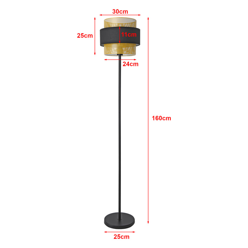 Schiță cotată Lampadar de podea Albans [lux.pro]
