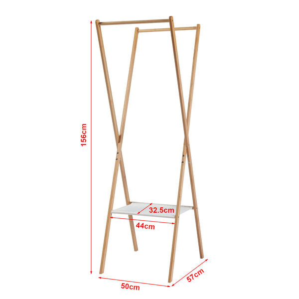 Suport haine Iisalmi 156x50x57cm pliabil [en.casa]