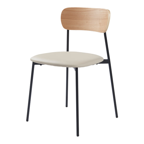 Set 2 scaune bucatarie Jyvaskyla bej [en.casa]