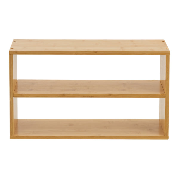 Raft de perete Gol 50x15x30cm bambus [en.casa]