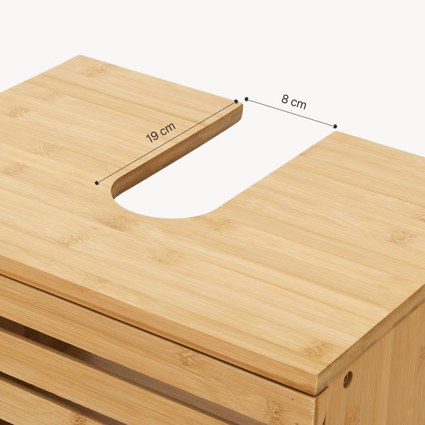 Dulap sub chiuveta Iveland 60x40x30cm bambus [en.casa]