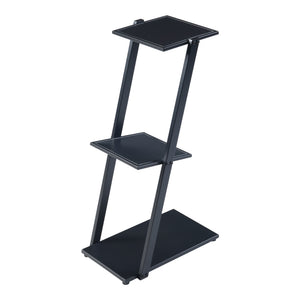 Raft de sine statator Rollag 72x40x25cm negru [en.casa]