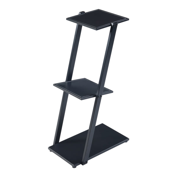 Raft de sine statator Rollag 72x40x25cm negru [en.casa]