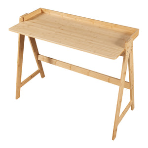 Birou Härryda 123x53x80cm bambus natur [en.casa]
