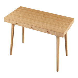 Birou Hässleholm 100x50x75cm bambus [en.casa]