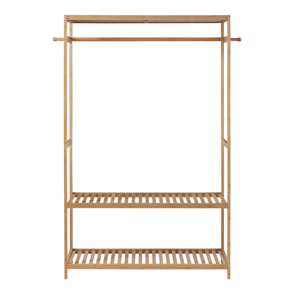 Suport haine Herøy 165x100x35cm bambus [en.casa]