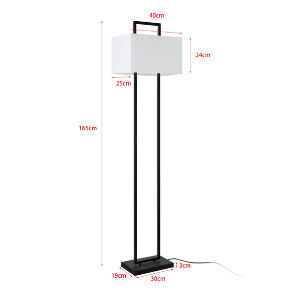 Lampadar Sigdal 165cm 1xE27 60W negru/alb [lux.pro]
