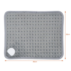 Perna electrica Bella 40x30cm 80W gri cu controler [en.casa]
