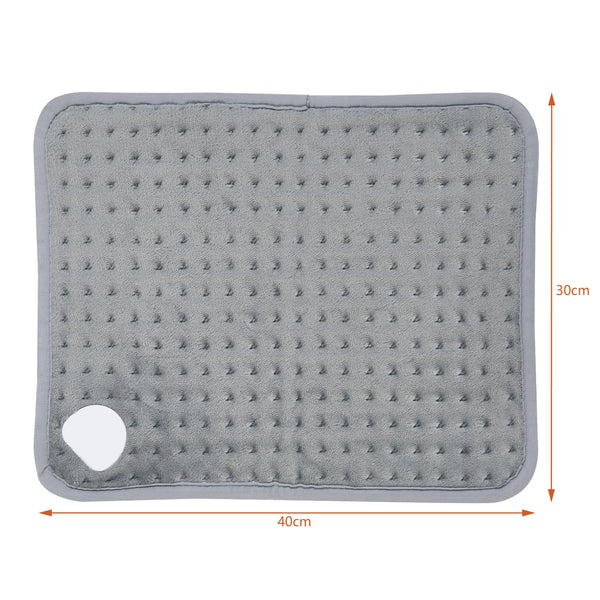 Perna electrica Bella 40x30cm 80W gri cu controler [en.casa]