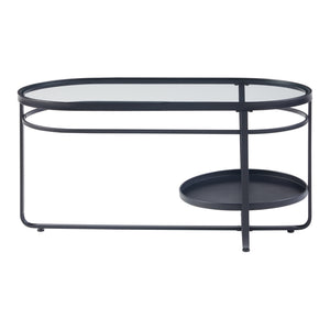 Masuta cafea Kumla 90x42,5x46cm negru [en.casa]