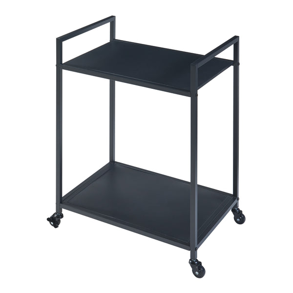 Carucior servire la masa Lesja 68,5x50x36cm metal negru [en.casa]
