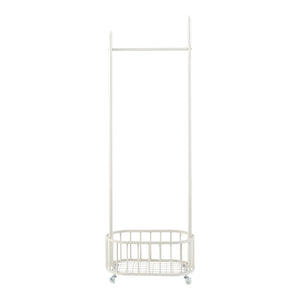 Suport haine mobil Risør 175x60x32cm alb [en.casa]