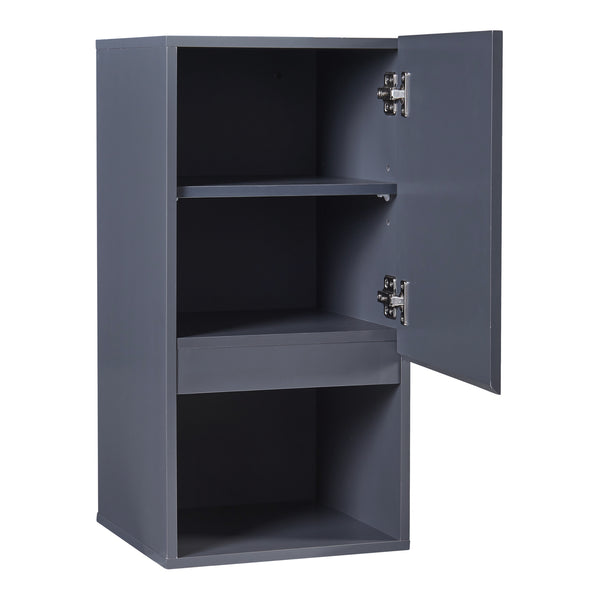 Dulap perete baie Overath 60x30x30 cm mdf gri [en.casa]