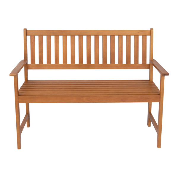 Banca gradina Canzano 120x58x90cm natur [casa.pro]