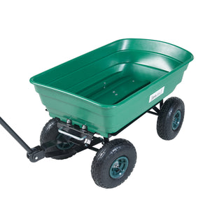 Carucior gradina inclinabil Corfinio 111x51cm 250kg otel verde [pro.tec]