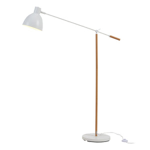 Lampa de podea Banchory 163 cm 1 x E27 max 60W metal efect lemn/alb [lux.pro]