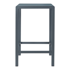 Masuta bar gradina Avise 108x70x70cm aluminiu sticla antracit [casa.pro]