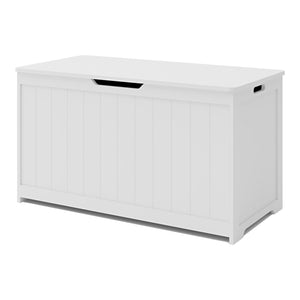 Lada jucarii copii Podek 80x40x44,5cm pal alb [en.casa]