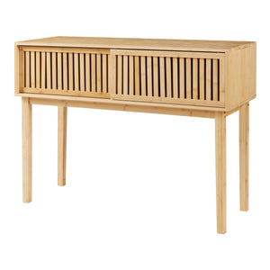 Masa consola Ypäjä 110x39x81 cm bambus [en.casa]