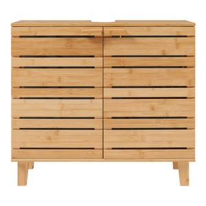 Dulap sub chiuveta Epind 60x66x30 cm bambus [en.casa]