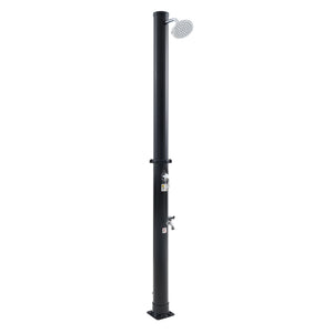 Dus solar gradina Frerievn 215 cm 18 L plastic negru [casa.pro]