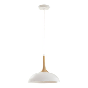 Lampa suspendata Blairgowrie 147 cm1xE27 max 60W alb/culoarea alamei [lux.pro]