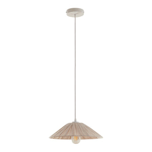 Lampa suspendata Bridge 142 cm 1xE27 max 60W alb/bej [lux.pro]