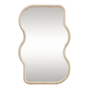 Oglinda de perete Bellerirnu 90x60 cm efect stejar Sonoma [en.casa]