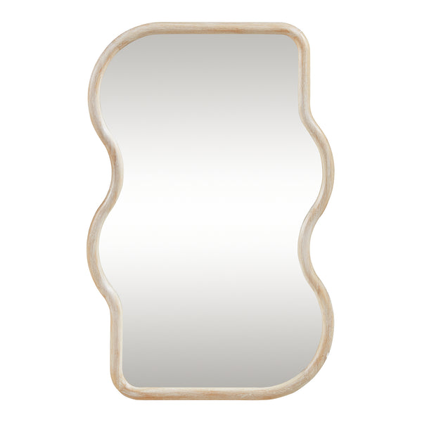 Oglinda de perete Bellerirnu 90x60 cm efect stejar Sonoma [en.casa]