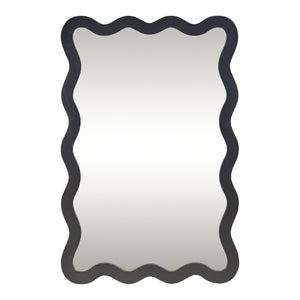 Oglinda de perete Koster 90x60 cm negru [en.casa]