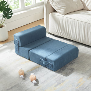 Scara 4 componente pentru animale de talie mica Joelerhatra 45x50x45 cm albastru [en.casa]