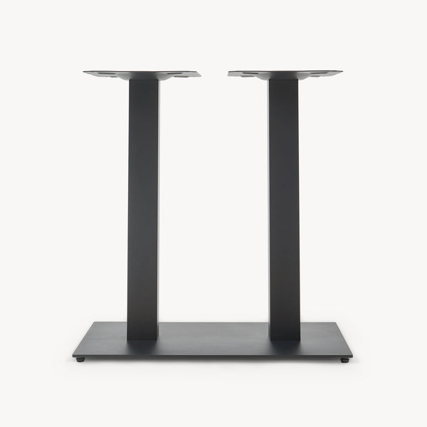 Picior masa Vadejord 70x40x73 cm otel negru [en.casa]