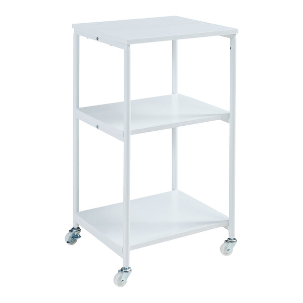 Raft cu inaltime reglabila Janertu 39x34,5x73-82cm alb [en.casa]