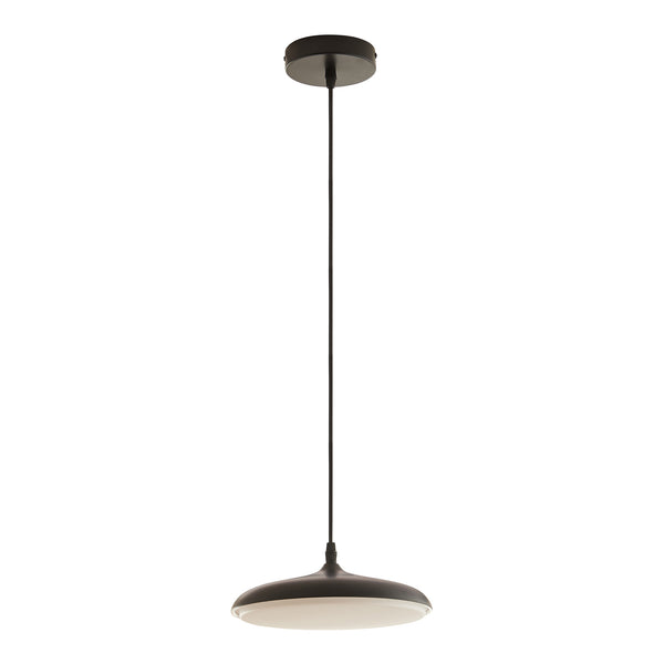 Lampa suspendata Oupilu 120x25x25 cm 12 LEDuri incorporate negru/alb [lux.pro]