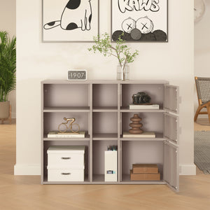 Dulap documente Kliri 81x100x32 cm otel camel [en.casa]