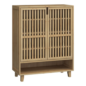 Dulap pantofi Sirgerg 91x72x35 cm bambus natur  [en.casa] 